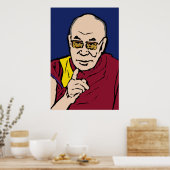 H.H. het poster van de Dalai Lama 1 (Keuken)