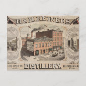 H.& H. Reiners Distillery Building in Brooklyn, NY Briefkaart (Voorkant)