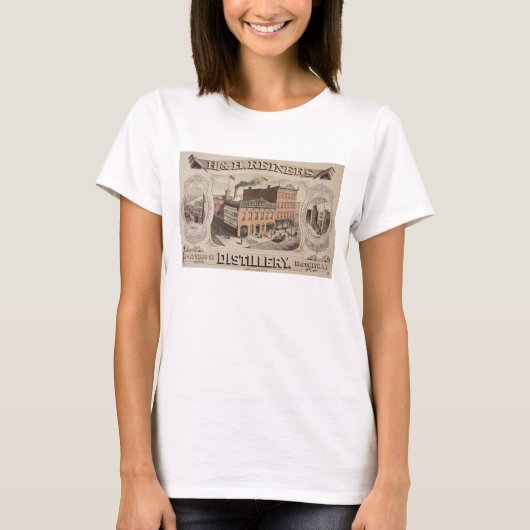 H.& H. Reiners Distillery Building in Brooklyn, NY T-shirt (Voorkant)