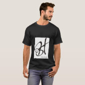 H.Het T-shirt van Mannen roken - Gepersonaliseerd (Voorkant volledig)