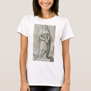 H. Hildegard van Bingen Middeleeuwse Mystieke Kuns T-shirt