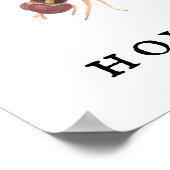 "H"-hogedrukafdruk, waardepapier (matte) Poster (Hoek)