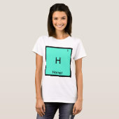 H - Homer Grappig Chemie Element Symbool T-Shirt (Voorkant volledig)