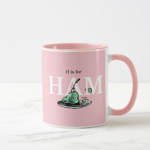 "H hoort bij HAM"   Alfabetontwerp Mok