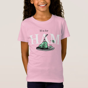 "H hoort bij HAM"   Alfabetontwerp T-shirt