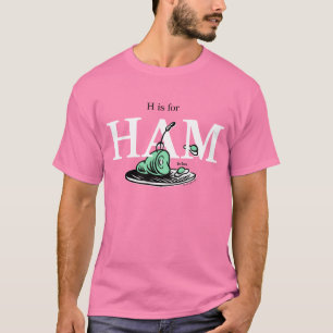 "H hoort bij HAM"   Alfabetontwerp T-shirt
