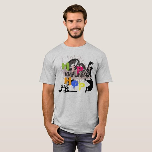 H Hop Amp T-shirt (Voorkant volledig)