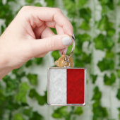 H Hotel Waterverf Nautical Signal Maritime Flag Sleutelhanger (Hand)