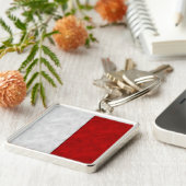 H Hotel Waterverf Nautical Signal Maritime Flag Sleutelhanger (Zijkant)