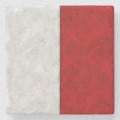 H Hotel Waterverf Nautical Signal Maritime Flag Stenen Onderzetter (Voorkant)