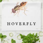 "H" Hoverfly Theedoek (Gevouwen)