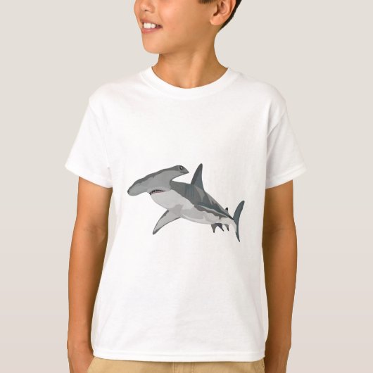 H is voor Hammerhead Shark T-shirt (Voorkant)