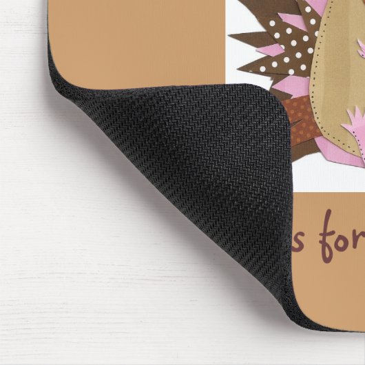 H is voor Hedégel Muismat (Hoek)