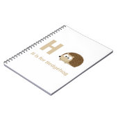 H is voor Hedégel Notitieboek (Linkerzijde)