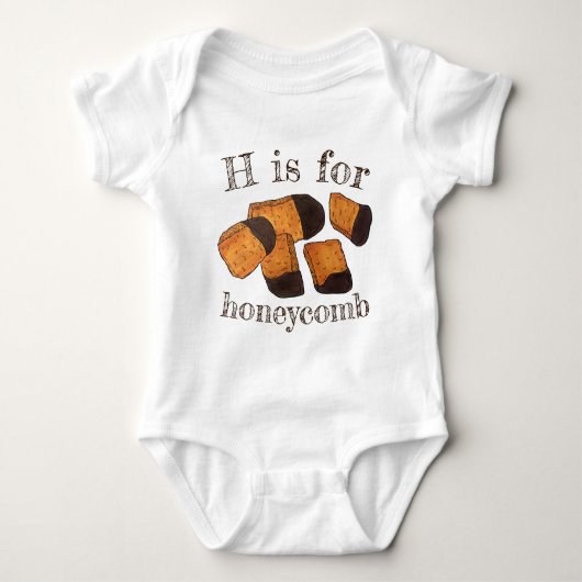 H IS VOOR Honeycomb UK Sponge Snoep Cinder Toffee Romper (Voorkant)