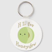 H is voor Honeydew Sleutelhanger (Voorkant)