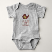 H is voor HOT CHICKEN Nashville Barbeque BBQ Leg Romper (Voorkant)