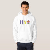 H is voor huis Mannen hodie Hoodie (Voorkant volledig)