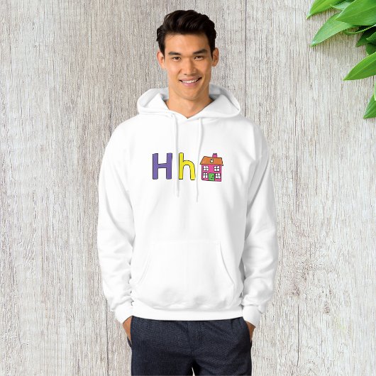 H is voor huis Mannen hodie Hoodie
