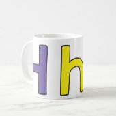 H Is Voor Huis Mok (Voorkant links)