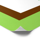 H is voor Hummingbird & Boy Name Wall Art voor kin Poster (Hoek)