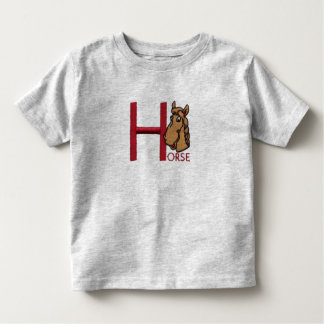 H is voor paarden kinder shirts