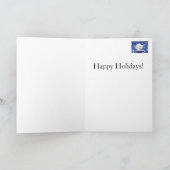 "H is voor... Prettige feestdagen" Wenskaart Kaart (Binnen)