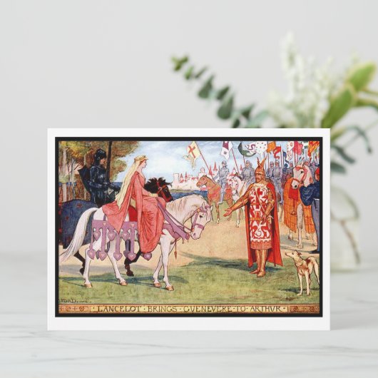 H J Ford  Illustratie Lancelot (Staand voorkant)