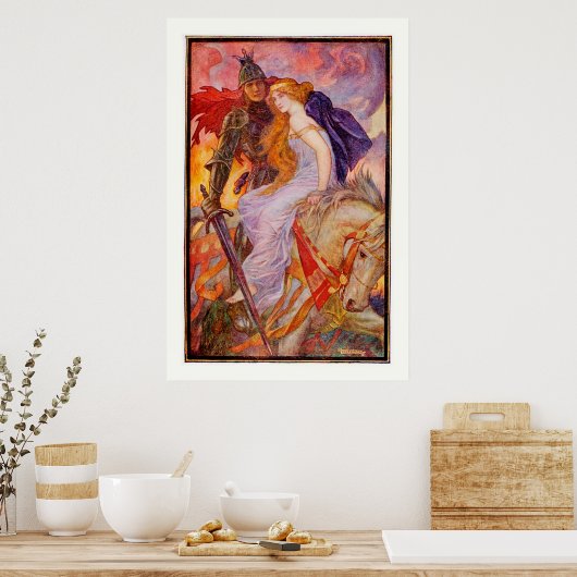 H J Ford  illustratie Poster (Keuken)