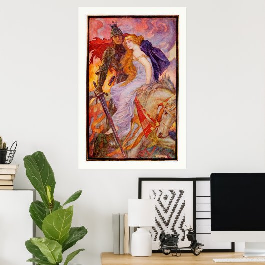 H J Ford  illustratie Poster (Thuiskantoor)