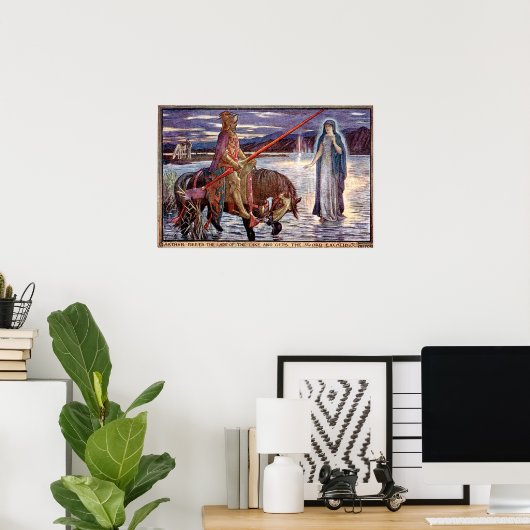 H J Ford Illustration King Arthur Poster (Thuiskantoor)