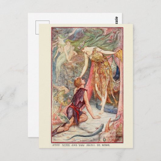 H J Ford Illustration Mermaid Kingdom Briefkaart (Voorkant / Achterkant)