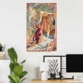 H J Ford  Illustration Mermaid Kingdom Poster (Thuiskantoor)