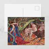 H J Ford Illustration Princess and Wolves Briefkaart (Voorkant / Achterkant)