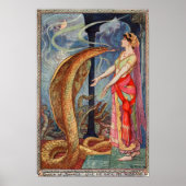 H J Ford  Illustration Queen of Snakes Poster (Voorkant)