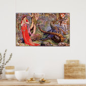 H J Ford  Illustration St. George Poster (Keuken)