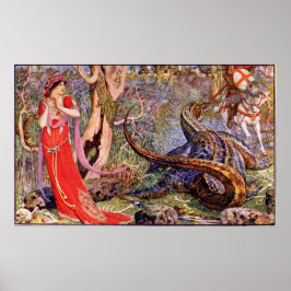H J Ford  Illustration St. George Poster