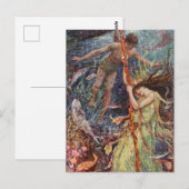 H J Ford  Illustration Zee Maiden Briefkaart (Voorkant / Achterkant)