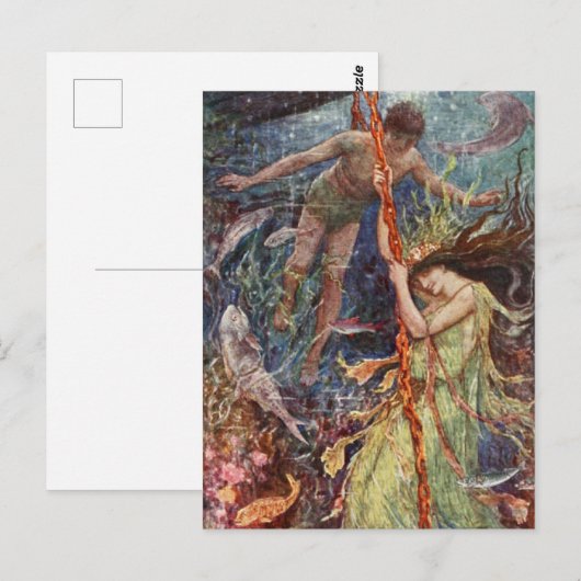 H J Ford  Illustration Zee Maiden Briefkaart (Voorkant / Achterkant)