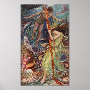 H J Ford  Illustration Zee Maiden Poster