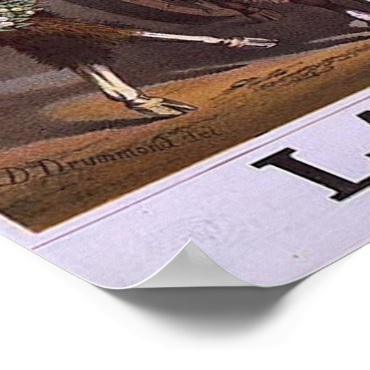 H & J Pfaff Lager bier Poster (Hoek)