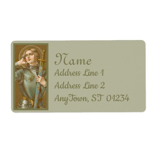 H. Johanna van Arc (JM 28) Etiket (Voorkant)