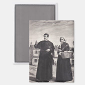 H. Johannes Bosco met Moeder Magneet (Voorkant / Achterkant)