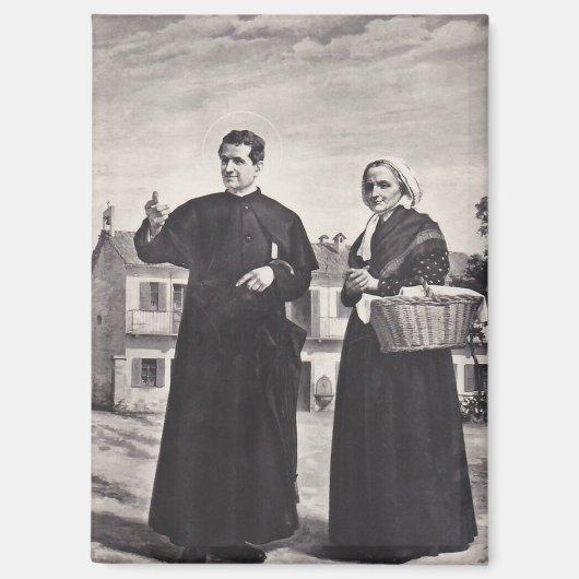 H. Johannes Bosco met Moeder Magneet (Voorkant)
