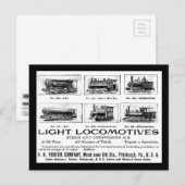 H K Porter & Co. Light-locomotieven Briefkaart (Voorkant / Achterkant)