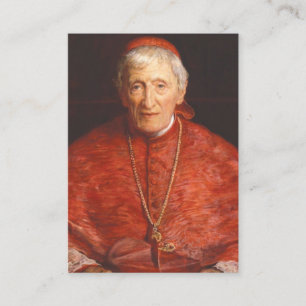 H. Kardinaal John Henry Newman Heilige kaart Katho Visitekaartje