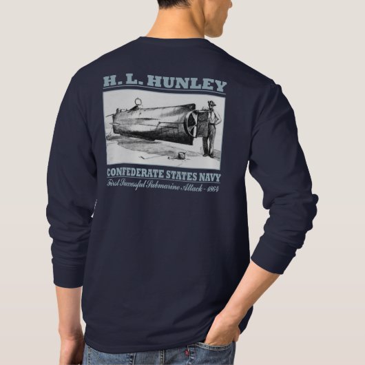 H.L. Hunley T-shirt (Achterkant)