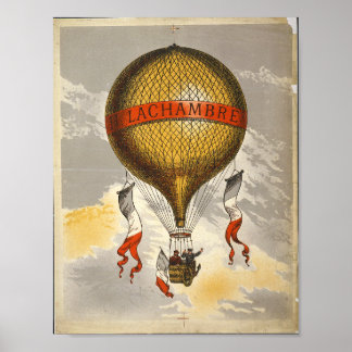 H. Lachambre-luchtballon Poster