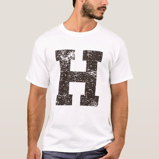 H Latter T-shirt (Voorkant)