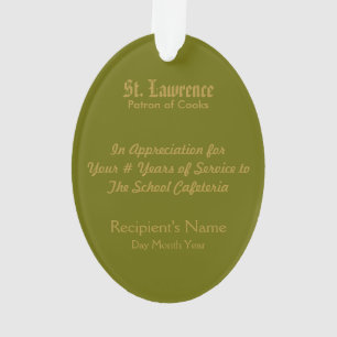 H. Laurentius van Rome (PM 04) Acryl Ornament